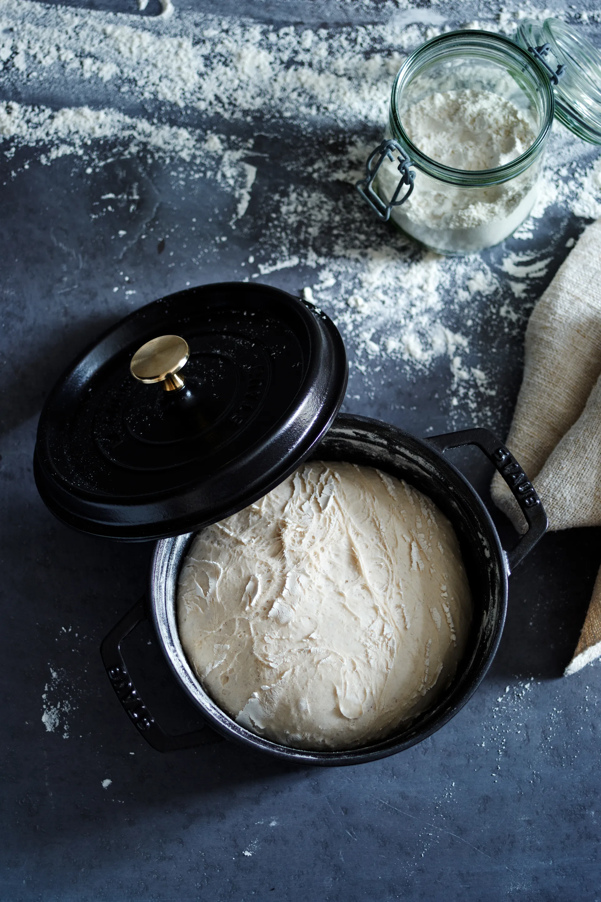 Staub round 砂锅 dish 3.8 l, 黑色 STAUB