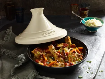 Staub Tagine黑色米色铸铁塔吉锅 - 20cm - STAUB