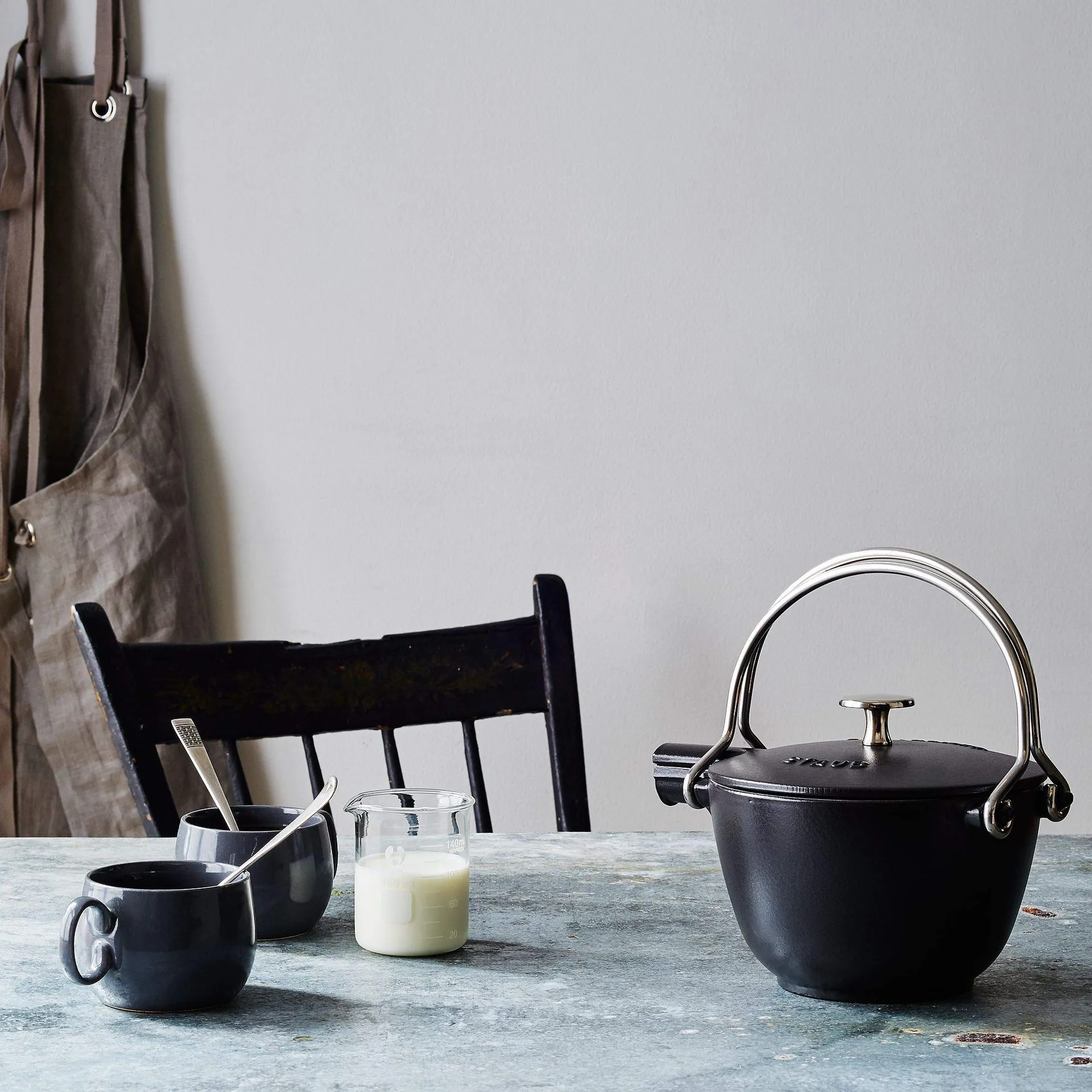 Staub teapot round 1.15 L, 黑色 STAUB