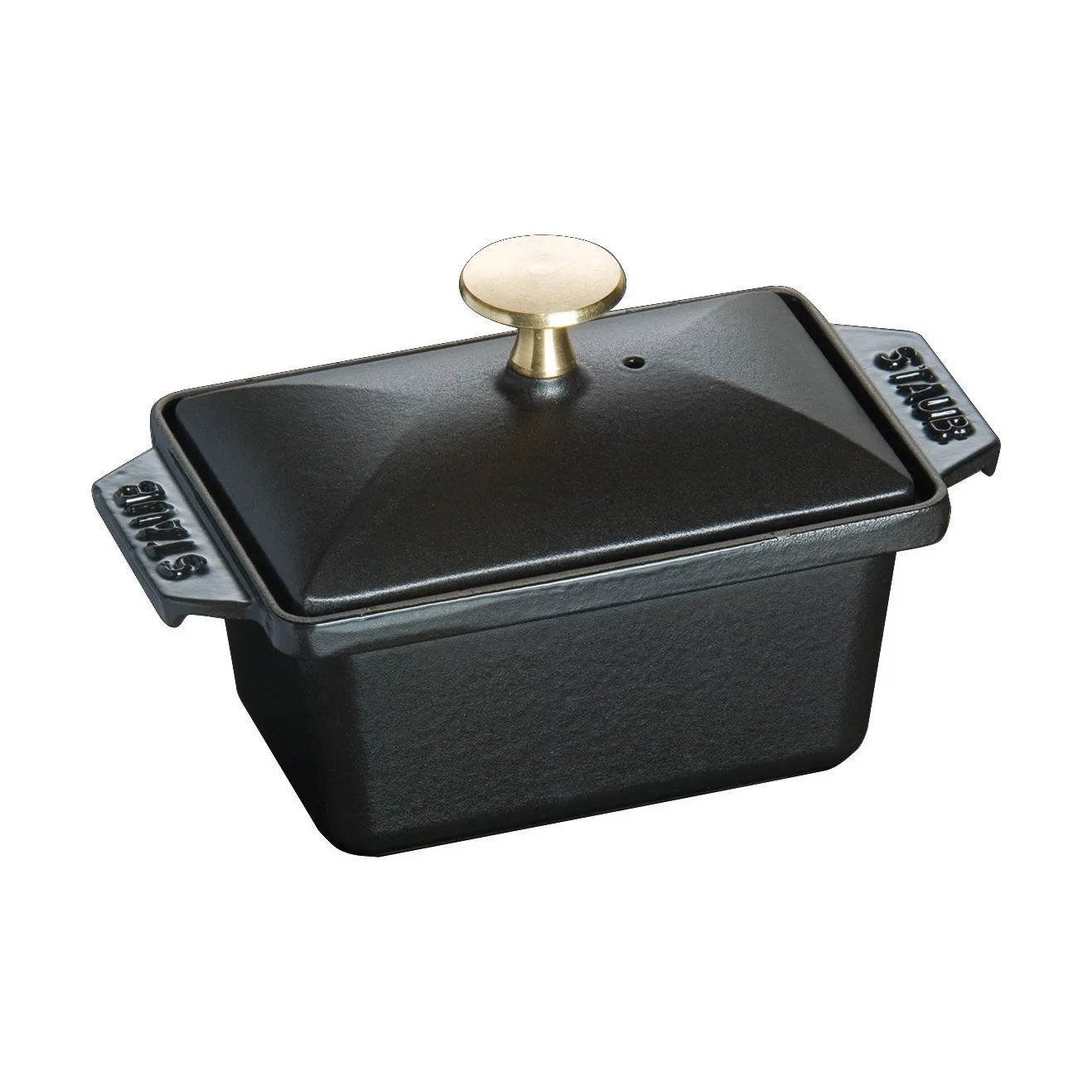 Staub Terrine黑色铸铁陶瓷炖锅, 15x11cm STAUB