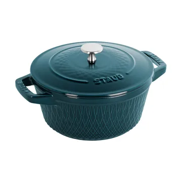 Staub Twister La Cocotte铸铁炖锅4升 - 海洋色 - STAUB