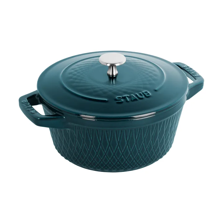 Staub Twister La Cocotte铸铁炖锅4升 - 海洋色 - STAUB