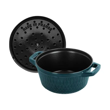 Staub Twister La Cocotte铸铁炖锅4升 - 海洋色 - STAUB