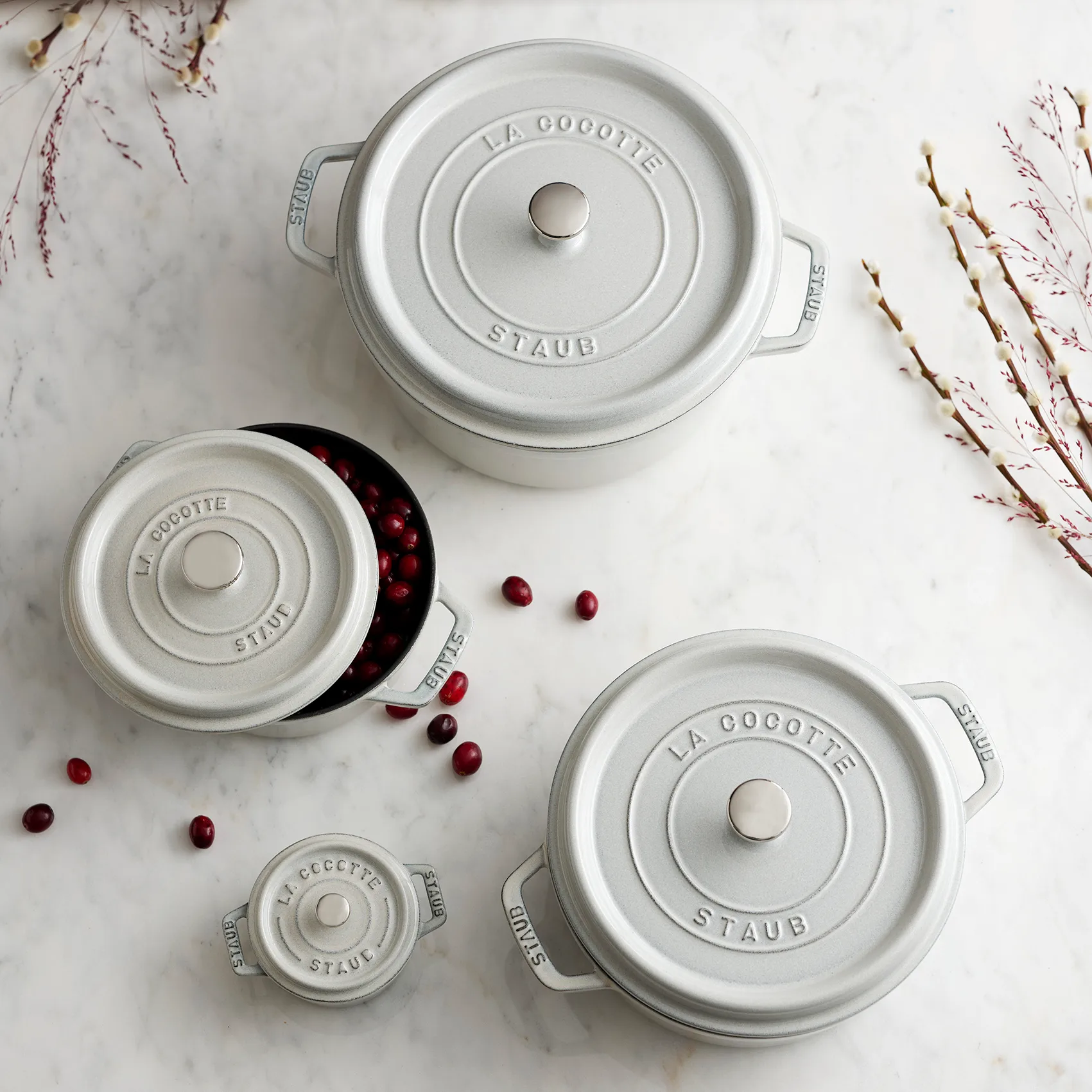 Staub White Truffle 砂锅, 1.7 l STAUB