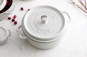 Staub White Truffle 炖锅 - 5.2l - STAUB