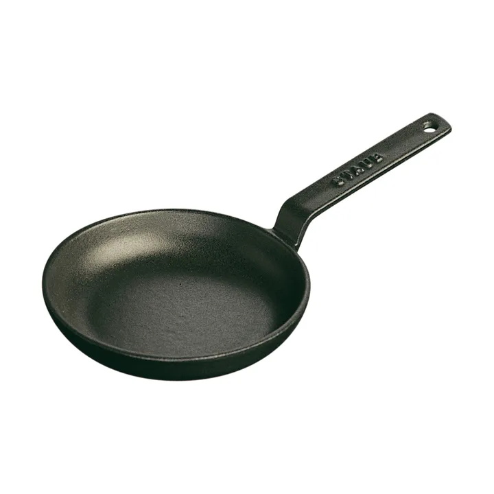 Staub迷你铸铁煎锅0.15升 - 黑色 - STAUB