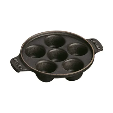 Staub铸铁蜗牛盘直径14cm - 黑色 - STAUB