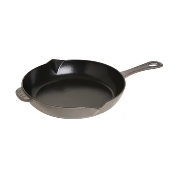 Staub铸铁煎锅带出水口直径26cm - STAUB