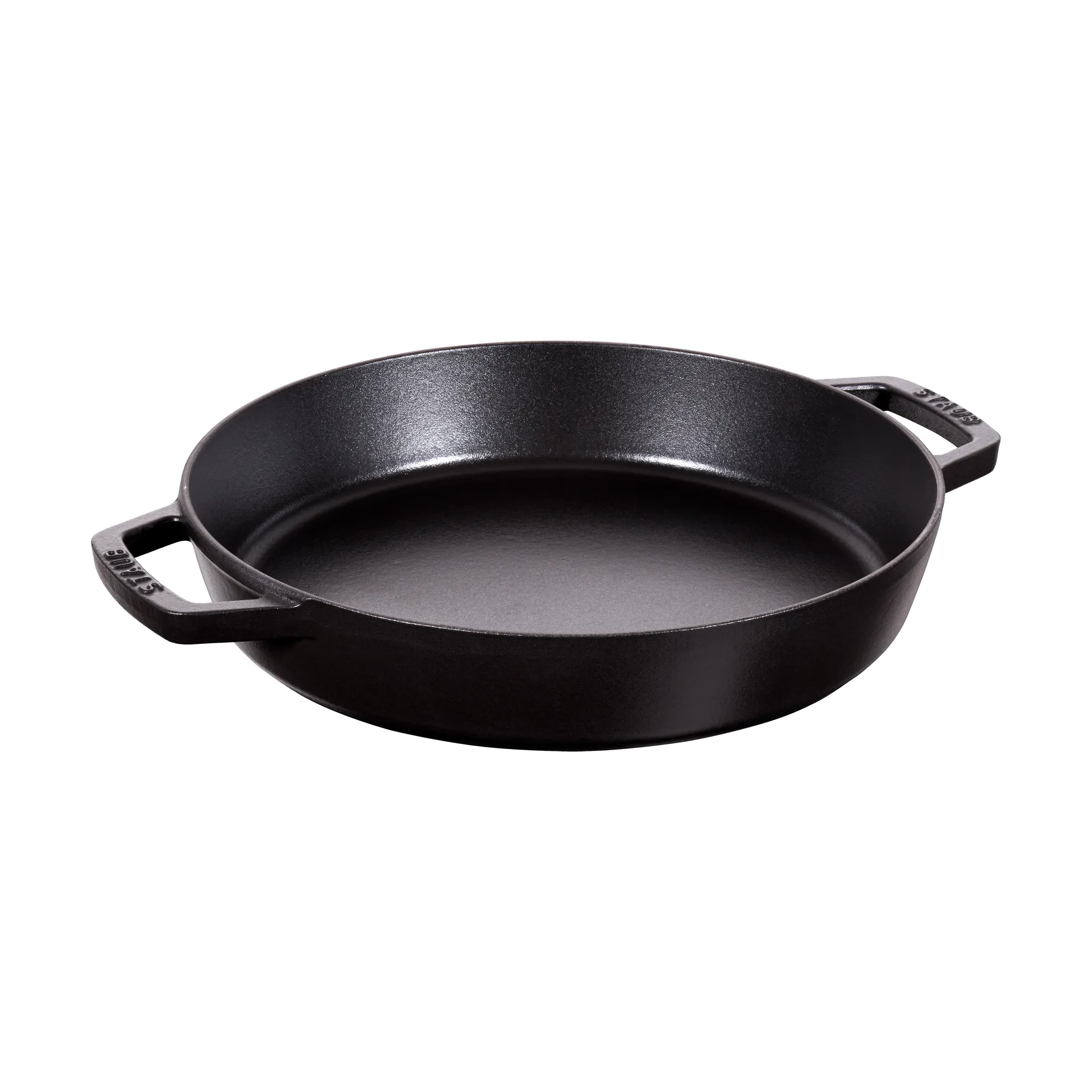 Staub双耳铸铁海鲜饭锅直径34cm, 黑色 STAUB