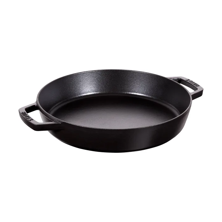 Staub双耳铸铁海鲜饭锅直径34cm - 黑色 - STAUB