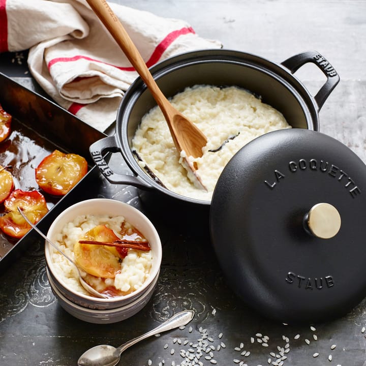 Vintage La Coquette casserole dish round 0.5 L, 黑色 STAUB