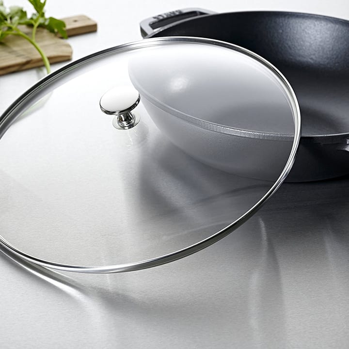 Wok with glass lid Ø30 cm 4.4 L, 灰色 STAUB