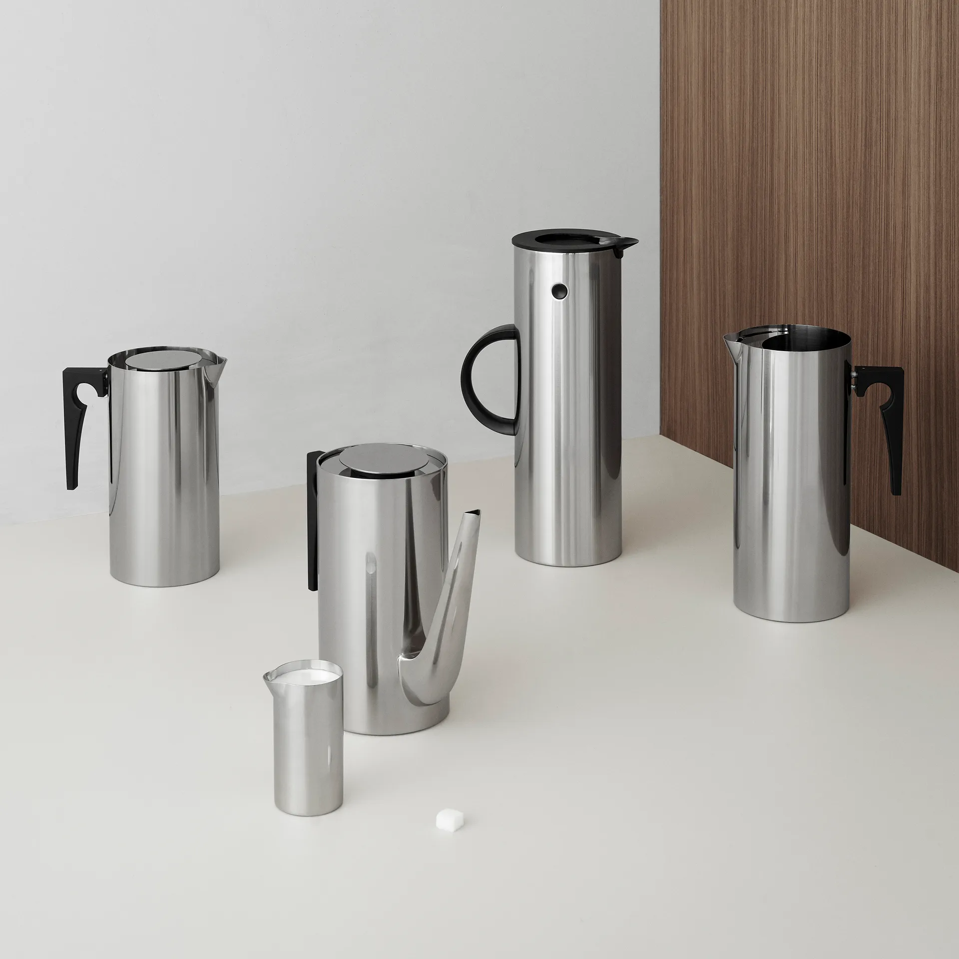 AJ cylinda-line 压滤咖啡壶1升, 不锈钢 Stelton