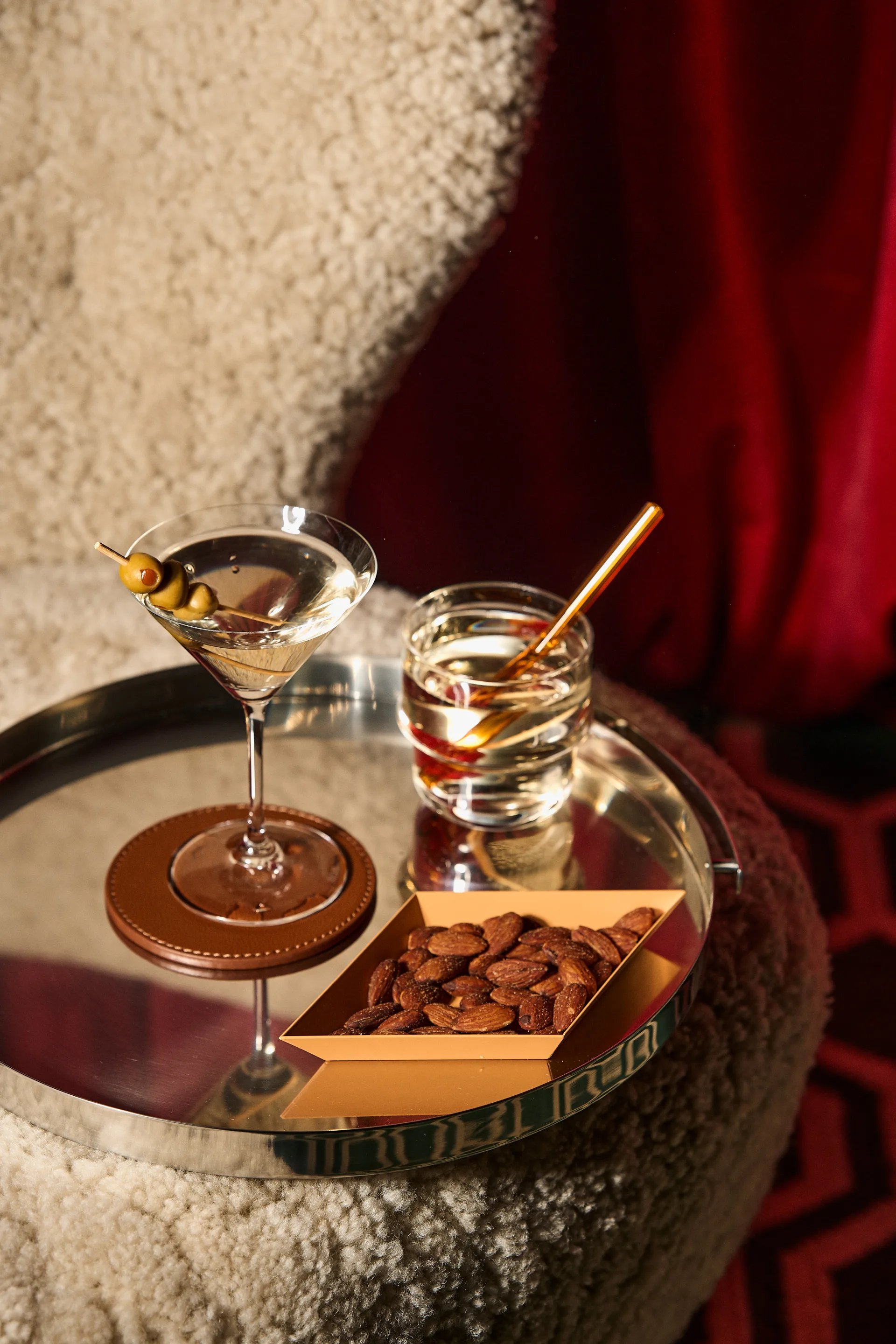 AJ cylinda-line serving 托盘, 不锈钢 Stelton