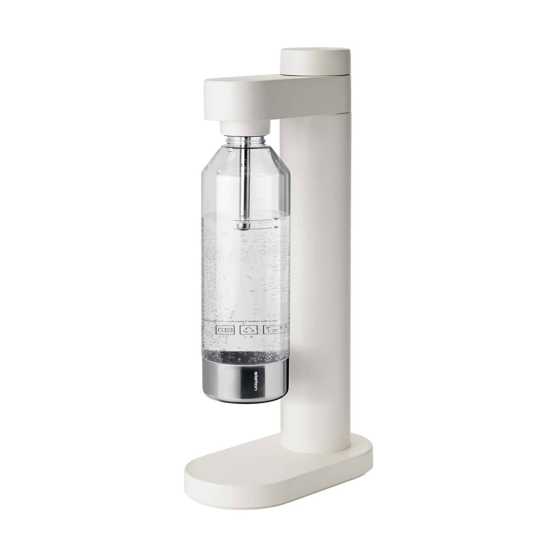 Brus 碳酸水机, 柔白色 Stelton