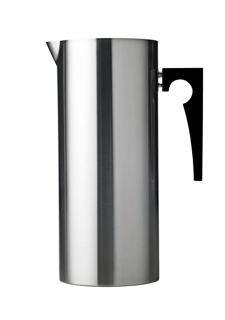 Cylinda Line带冰槽冷水壶 - 钢色 - Stelton