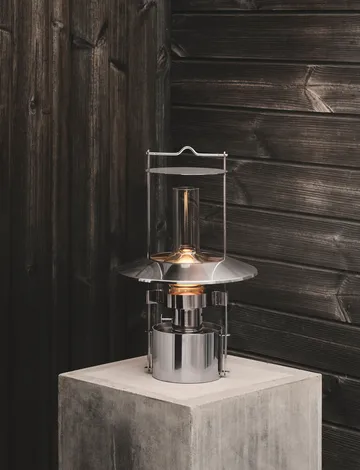 EM 便携船灯43cm - 钢色 - Stelton
