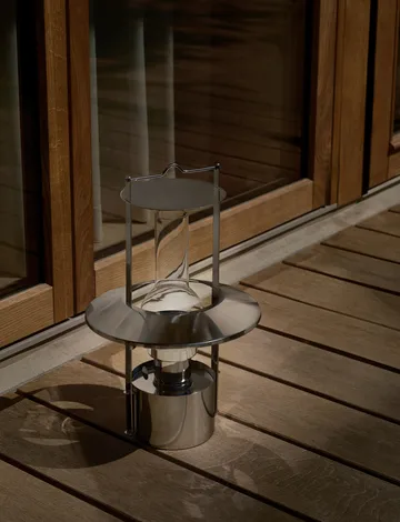 EM 便携船灯43cm - 钢色 - Stelton