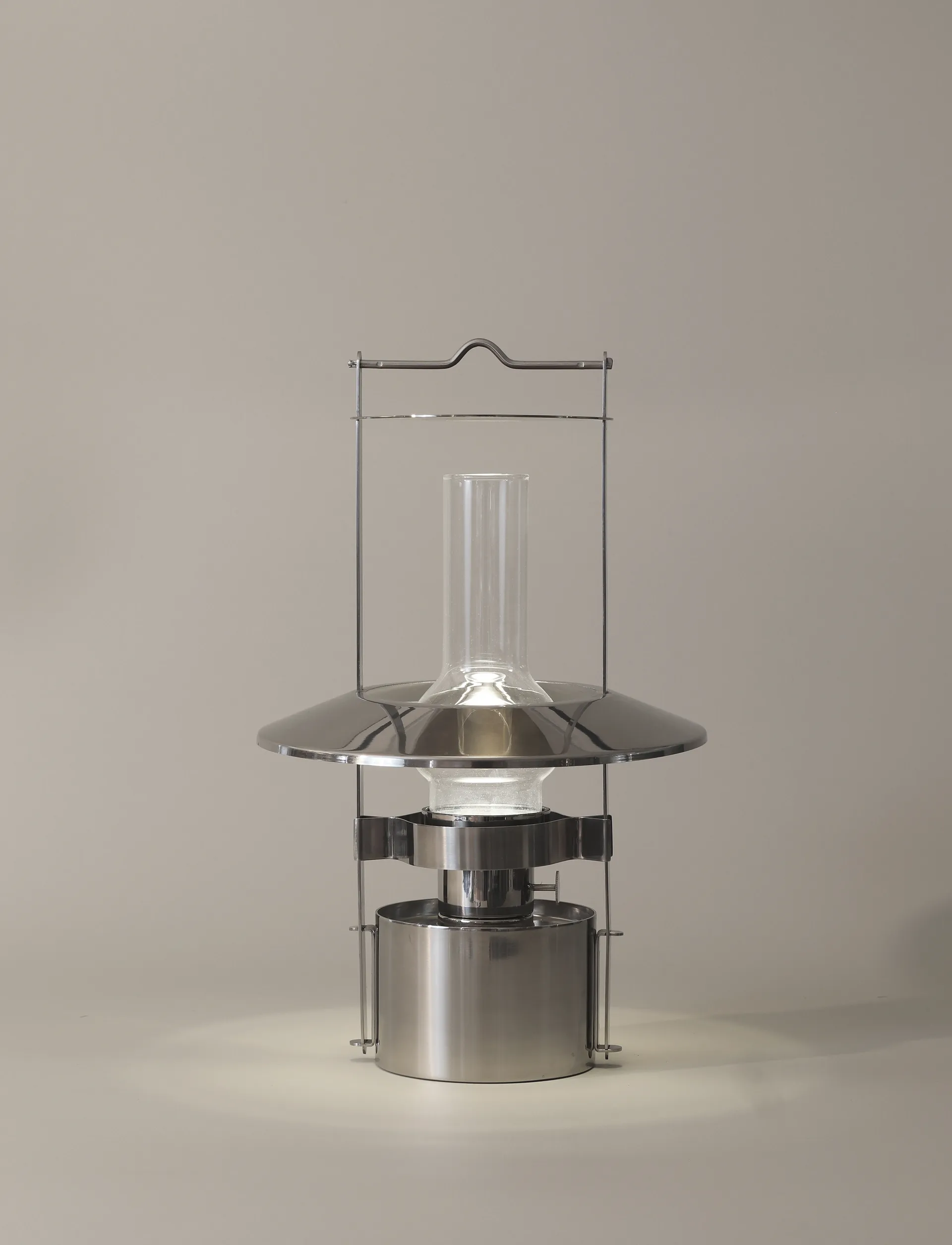 EM 便携船灯43cm, 钢色 Stelton