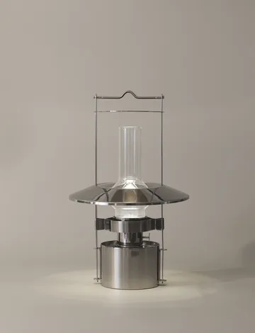 EM 便携船灯43cm - 钢色 - Stelton