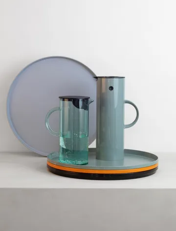 EM77 带盖壶1.5升 - 灰绿色 - Stelton