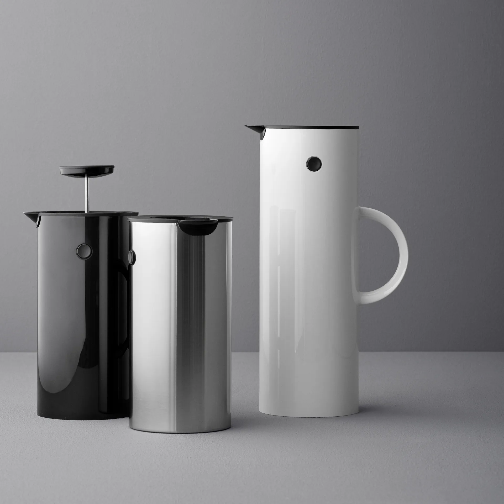 EM77 Stelton 保温水壶 1L, 白色 Stelton