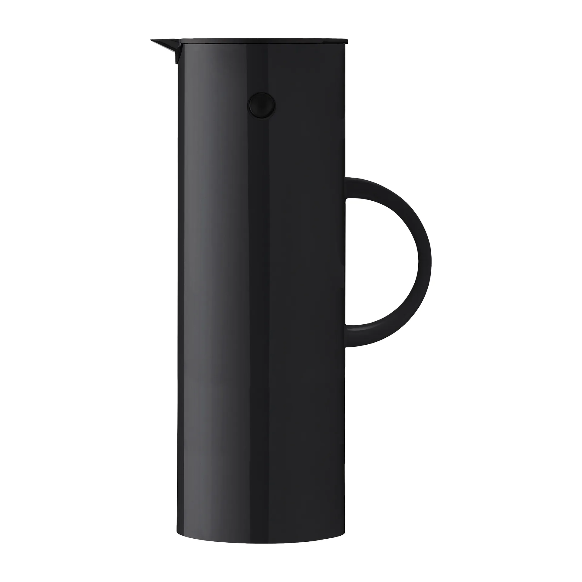 EM77 Stelton 保温水壶 1L, 亮面黑 Stelton
