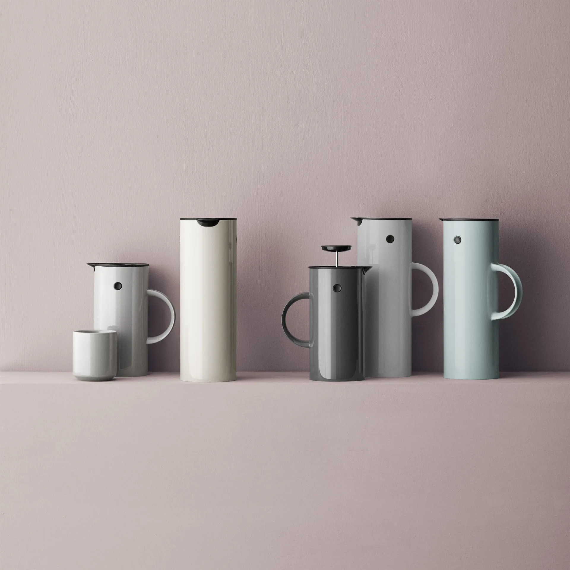 EM77 Stelton vacuum 水壶/水瓶 1 l, 脏绿色 Stelton