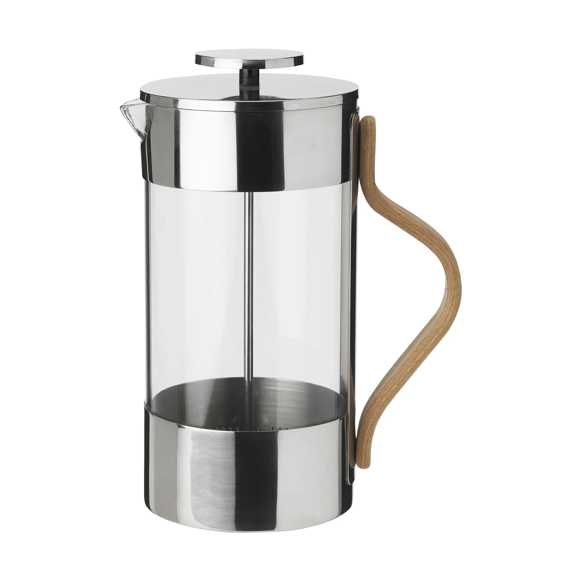 Emma 法式压滤咖啡壶手冲1L, 钢色 Stelton
