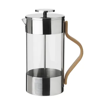 Emma 法式压滤咖啡壶手冲1L - 钢色 - Stelton