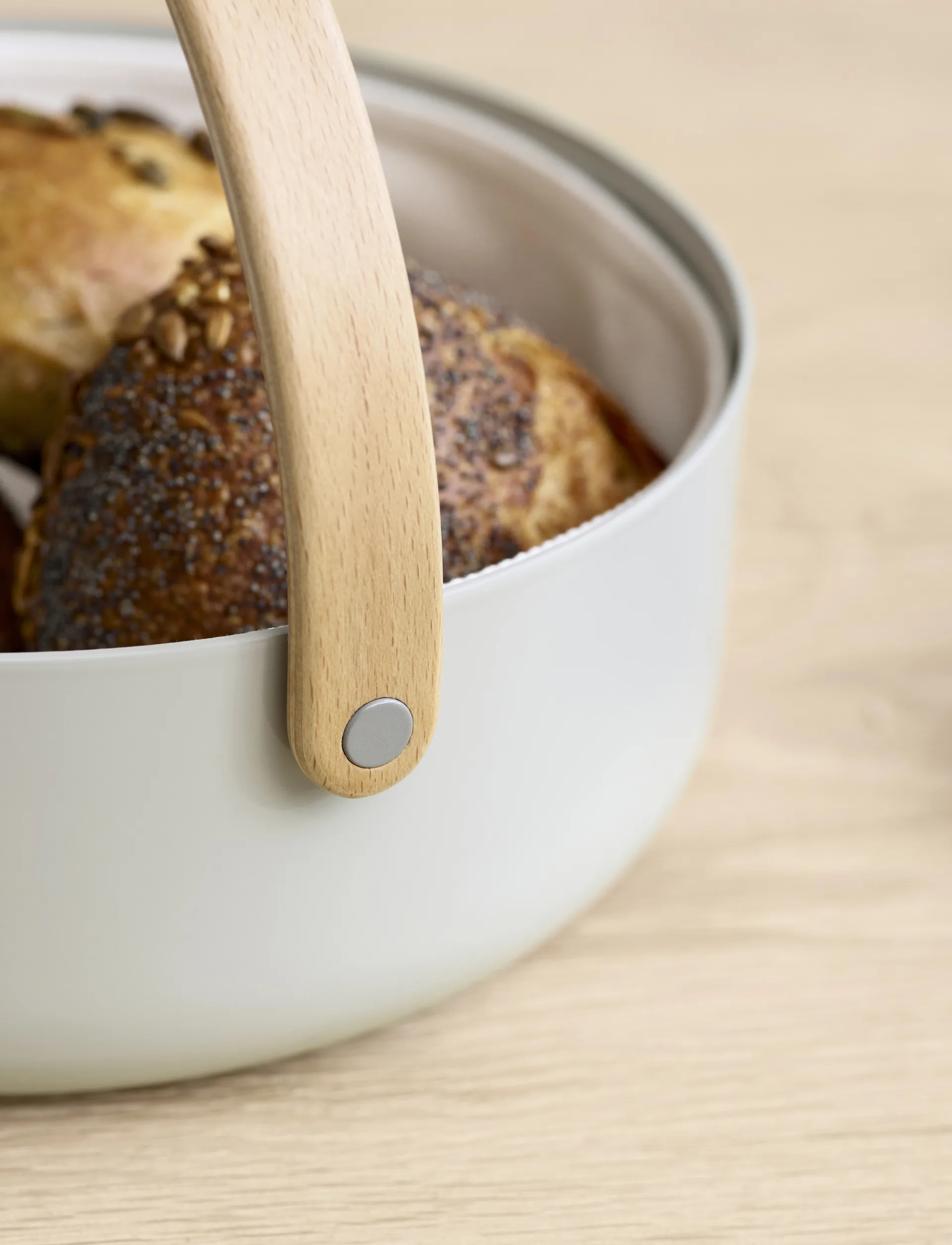 Emma bread 篮子 带把手 Ø23 cm, Grey-book Stelton