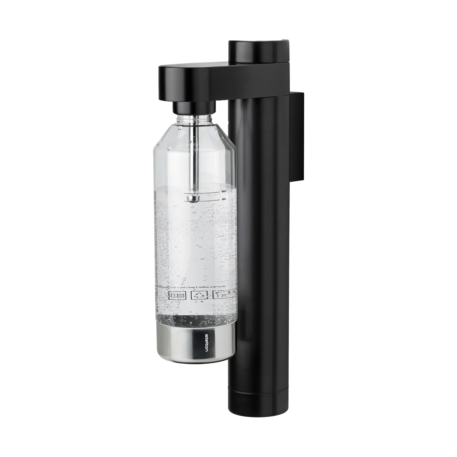 Fizz 壁挂式苏打水机, 黑色 Stelton