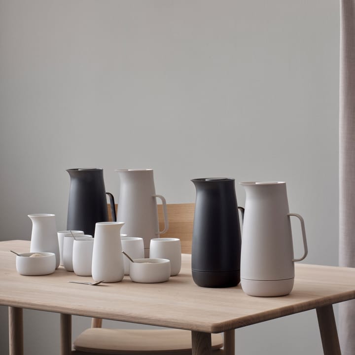 Foster Thermos jug plast 1 L, light 灰色 Stelton