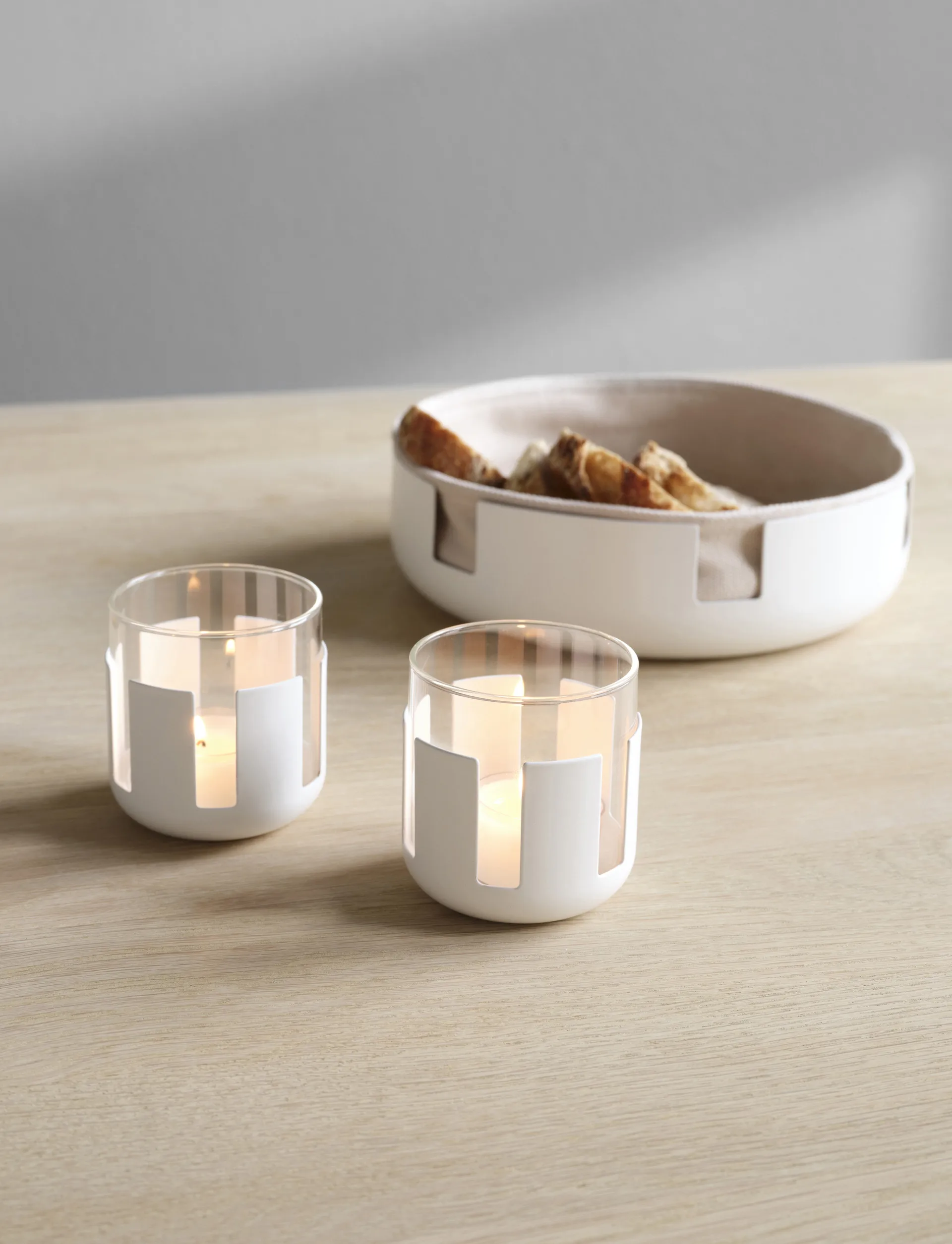 Luna bread 篮子 Ø21.5 cm, Soft white Stelton