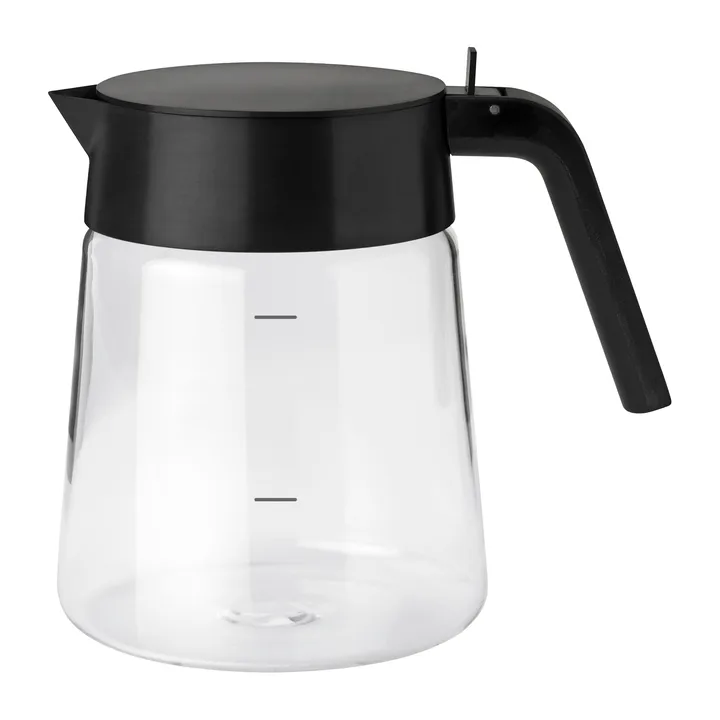 Nohr 玻璃壶 1.2升 - 金属黑 - Stelton