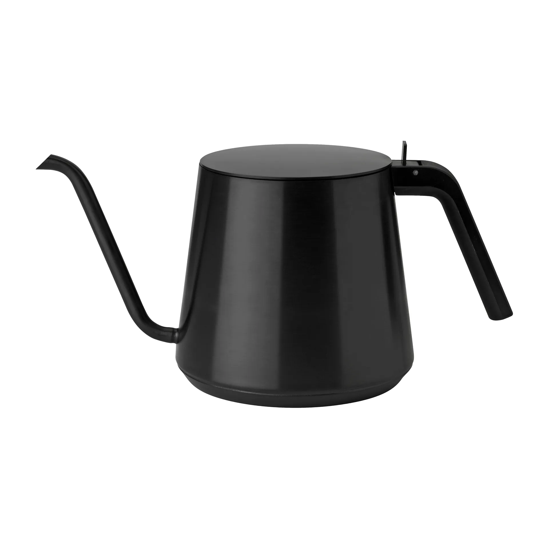 Nohr gooseneck kettle 1 l, 黑色 metallic Stelton