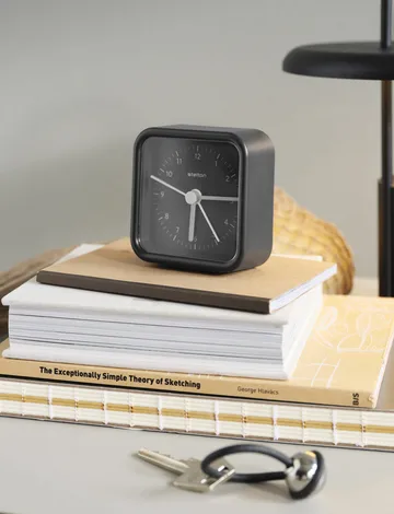 Okiru alarm clock - Black - Stelton