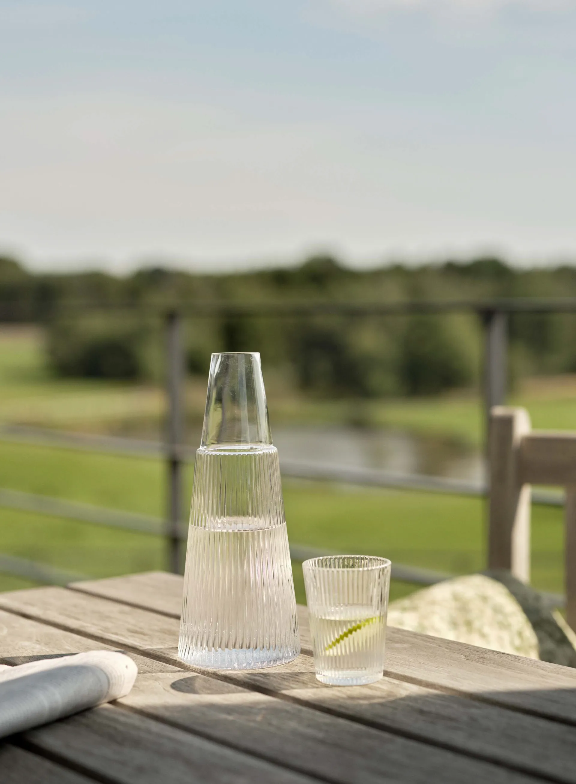 Pilastro 醒水瓶配水杯, 透明 Stelton