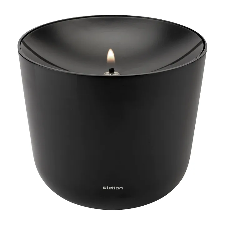 Solis 油灯 Ø11.5cm - 哑光黑色 - Stelton