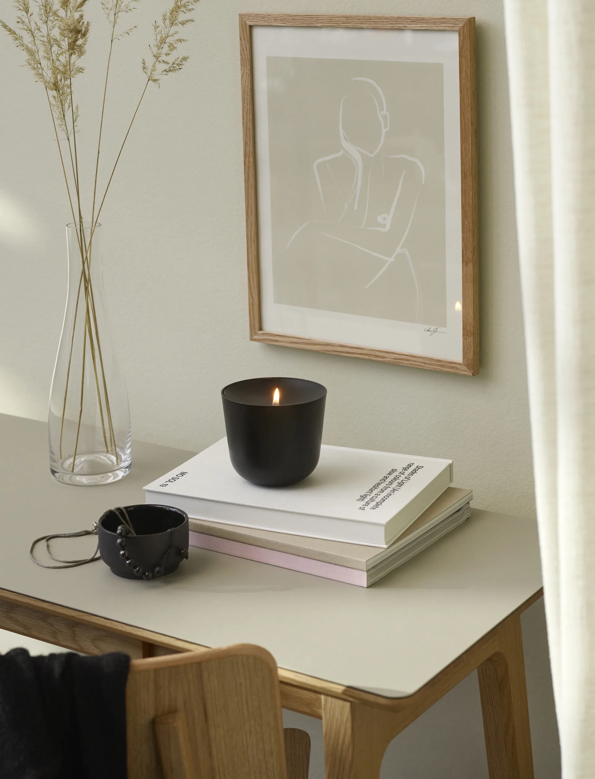 Solis 油灯 Ø11.5cm, 哑光黑色 Stelton