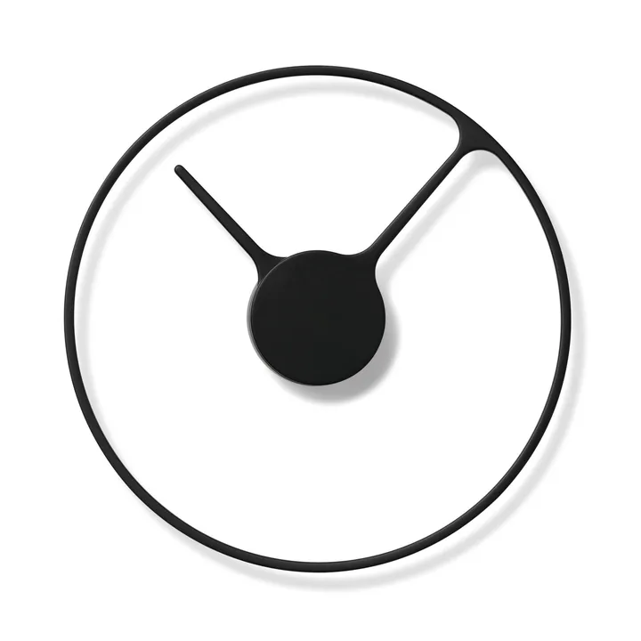 Stelton Time 挂墙钟 Ø30cm - 黑色 - Stelton