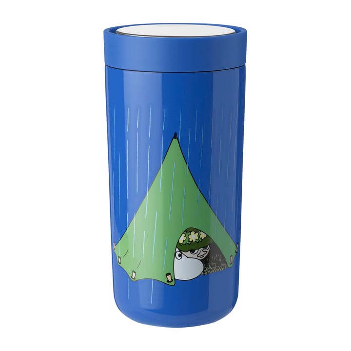 Stelton TOGO CLICK 系列 姆明 保温杯 400ml - 蓝色 - Stelton
