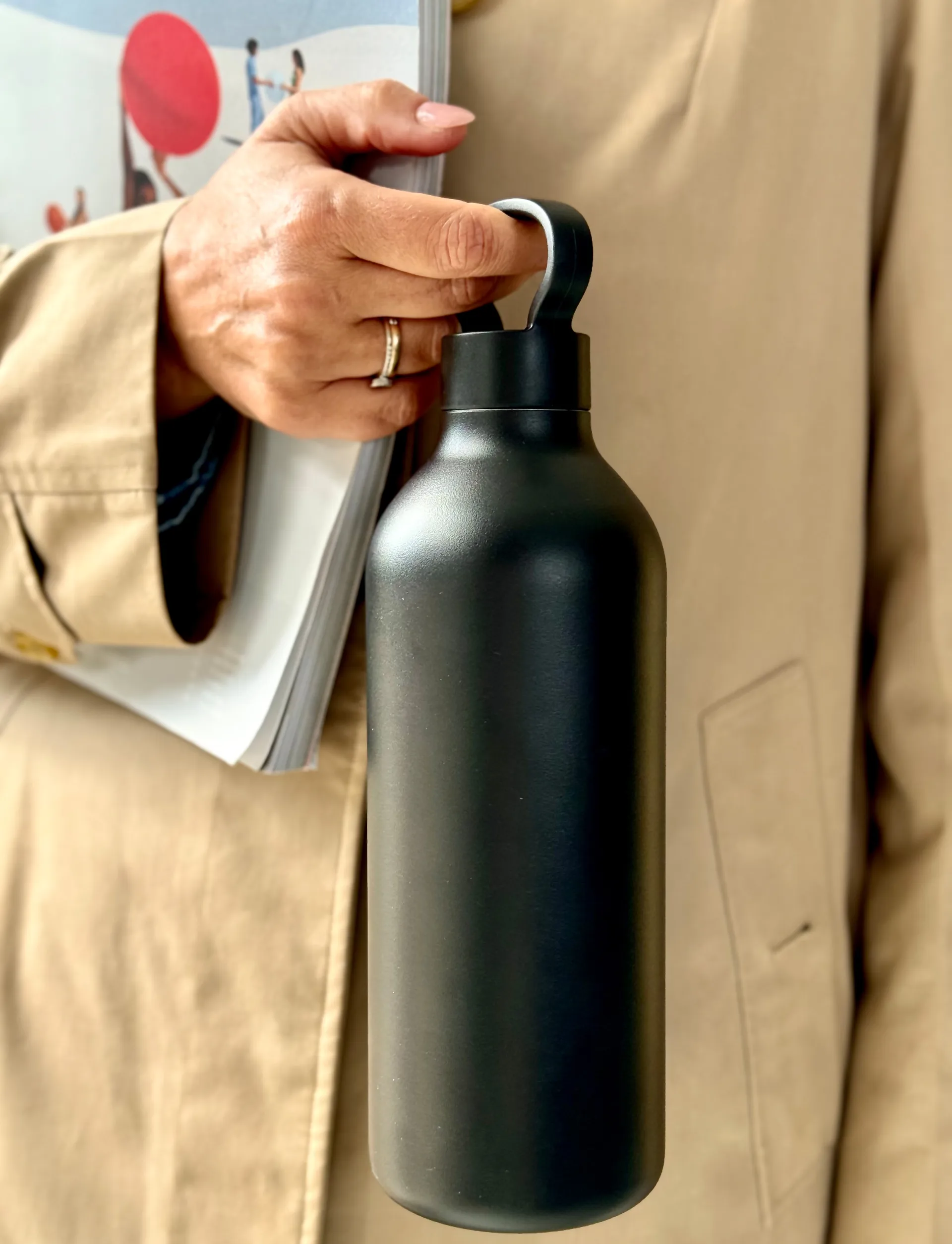 Tabi保温瓶 1升, 黑色 Stelton