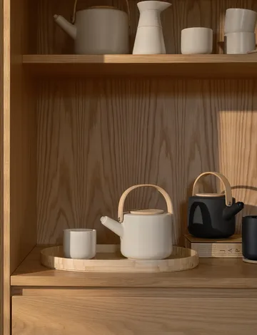 Theo 带杯垫保温马克杯250ml - 黑色 - Stelton