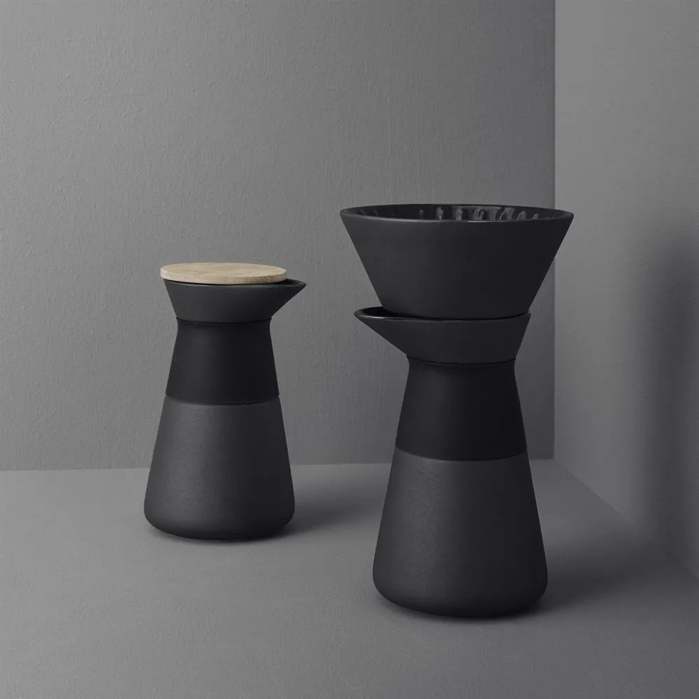 Theo咖啡壶, 黑色 Stelton