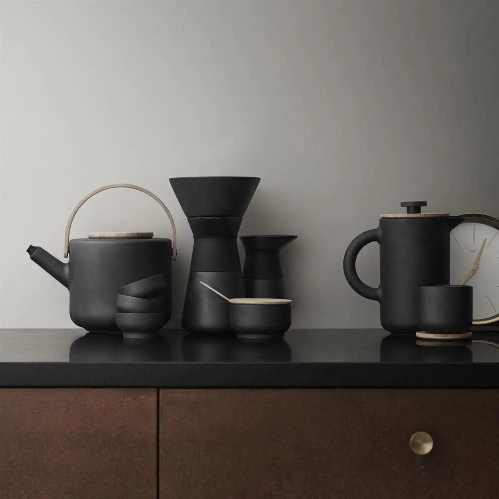 Theo法式压滤咖啡壶, 黑色 Stelton