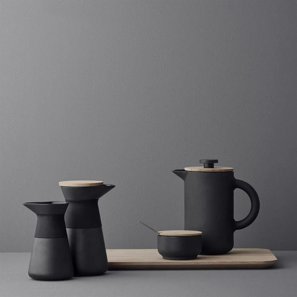 Theo法式压滤咖啡壶, 黑色 Stelton