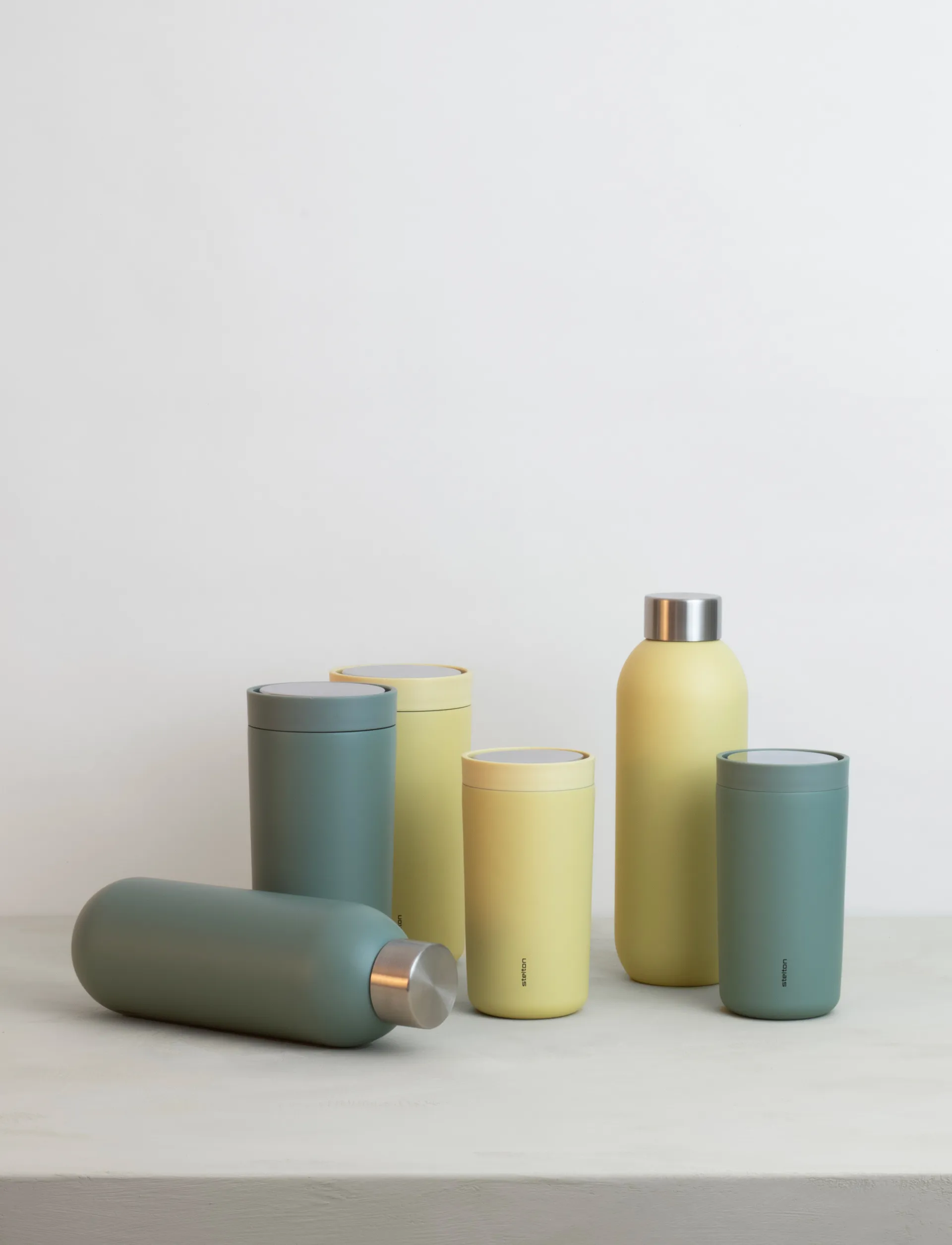 To Go Click 马克杯 0.2 l, Mellow 黄色 Stelton