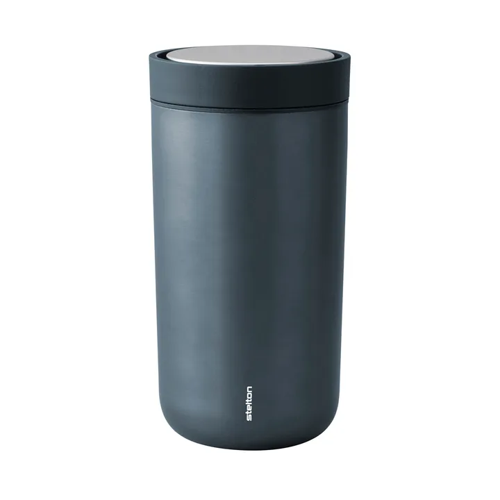 To Go Click马克杯200ml - 深蓝色金属质感 - Stelton