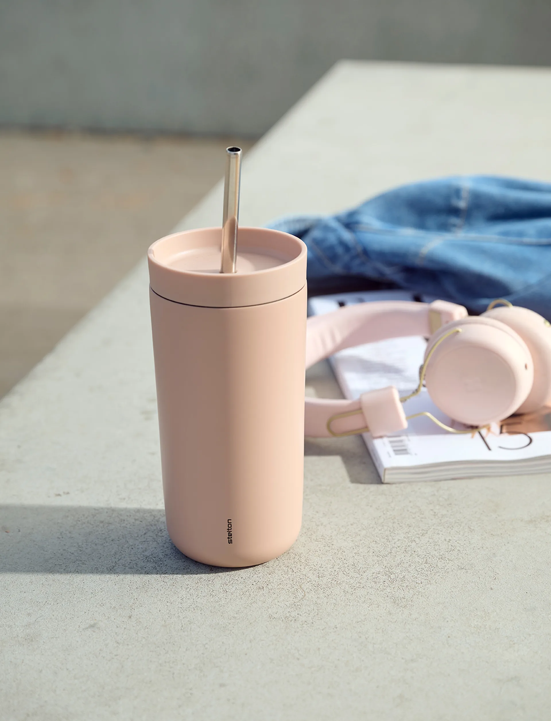 To Go Sip带吸管保温马克杯 0.4升, 石楠花色 Stelton